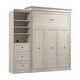 preview thumbnail 7 of 40, Versatile Queen Murphy Bed and Closet Organizer (92W) by Bestar