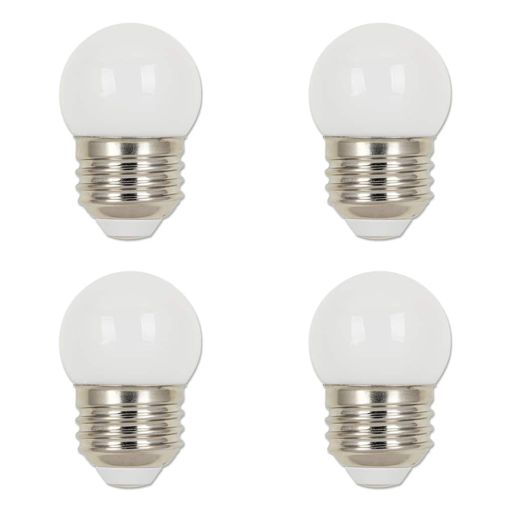 Westinghouse Lighting 1-Watt (10-Watt Equivalent) White S11 LED Light Bulb, Medium Base, 4 Pack - 4-Pack