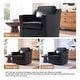 preview thumbnail 28 of 72, 2 Set Modern Swivel Accent Arm Chair for Living Room