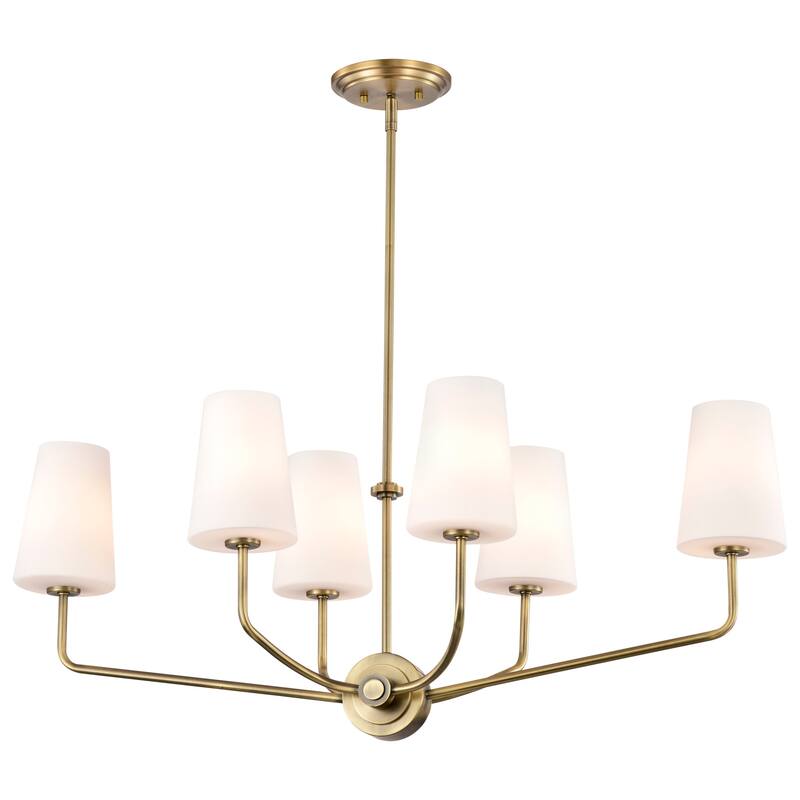 Nuvo Lighting 60/7886 Cordello 6 Light 38" Wide Linear Pendant