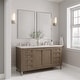 preview thumbnail 3 of 14, James Martin Vanities Chicago 60" Double Vanity, Whitewashed Walnut