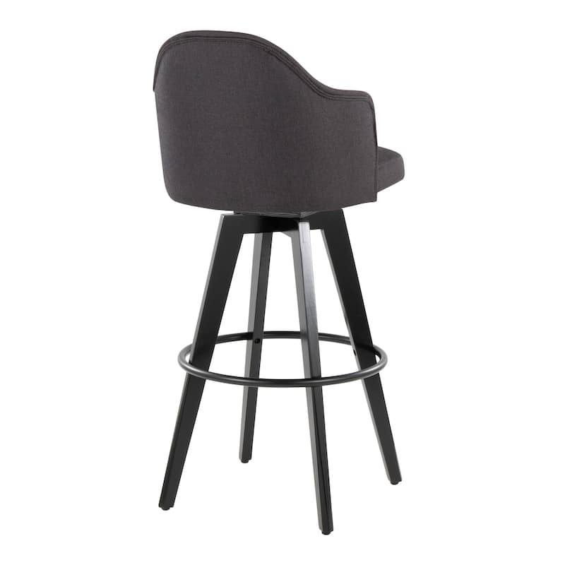 Ahoy Upholstered 30" Fixed-Height Barstool - Set of 2