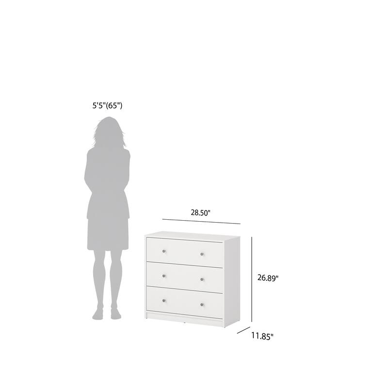 Porch & Den Zoe 3-Piece Bedroom Set - Chest And Nightstand Set Of 2