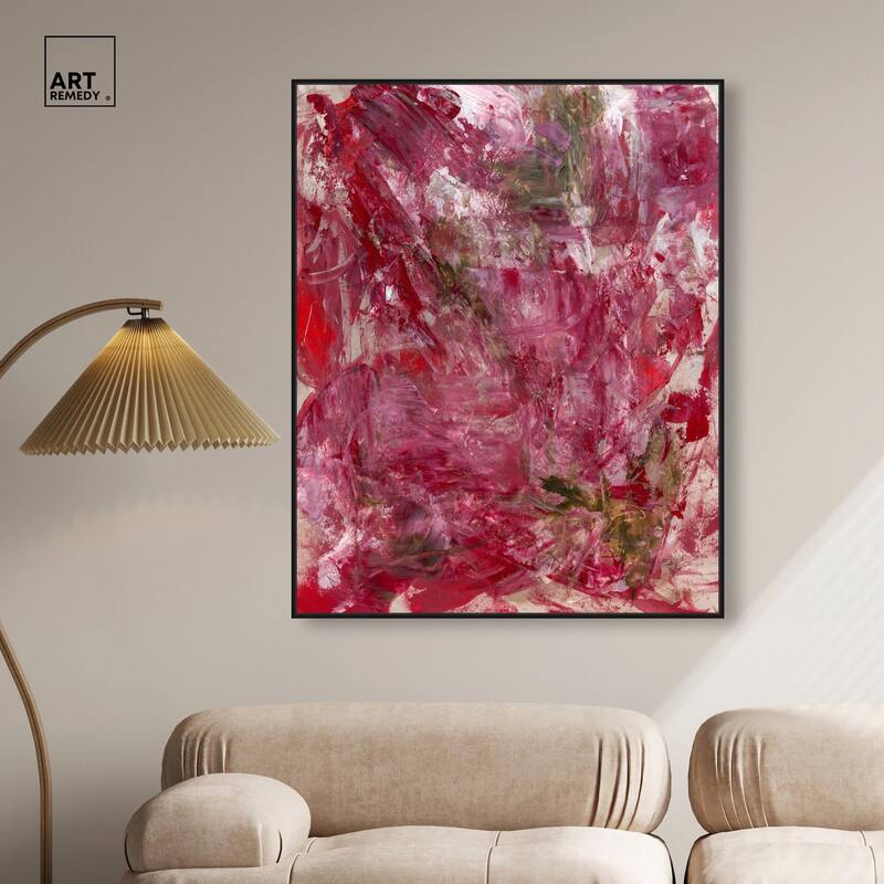 Shades of Red III Canvas by Art Remedy