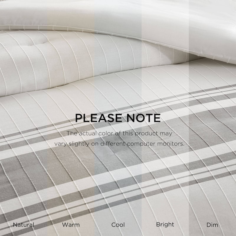 Harbor House Morgan 6 Piece Cotton Jacquard Oversized Comforter Set