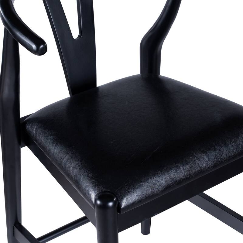 Johan Kitchen Bar Stool - Black Finish