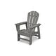 preview thumbnail 42 of 44, POLYWOOD Kids Casual Outdoor Chair Slate Grey