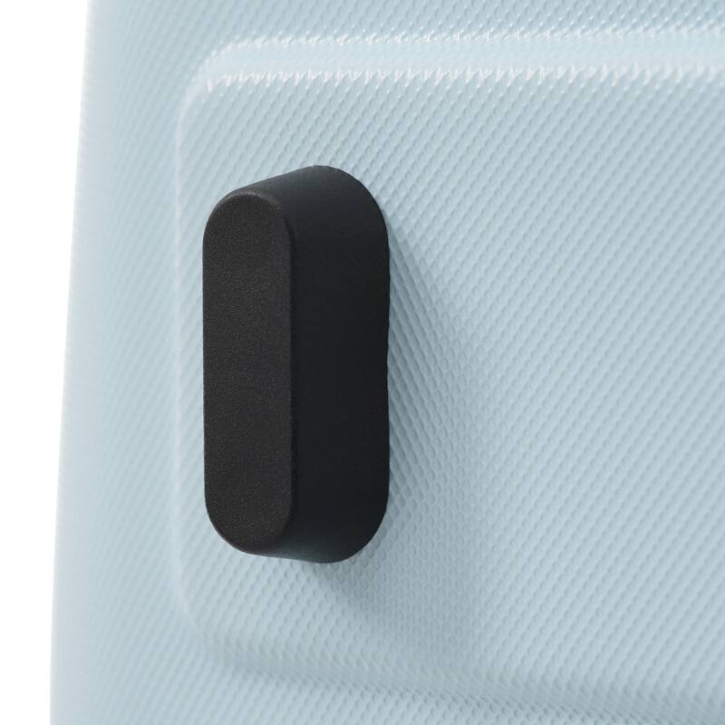 3-Piece, Modern Luggage Sets, Hard-Shell Luggage with Silicone Handles and Combination Lock, for Boarding Travel, Light Blue