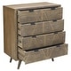 preview thumbnail 6 of 11, Bidi Mid-Century Modern 4-Drawer Mini Chest by Furniture of America