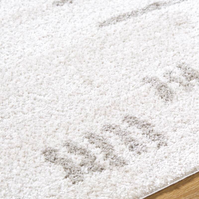 Livabliss Fossay Shag Modern & Contemporary Stripe Washable Area Rug