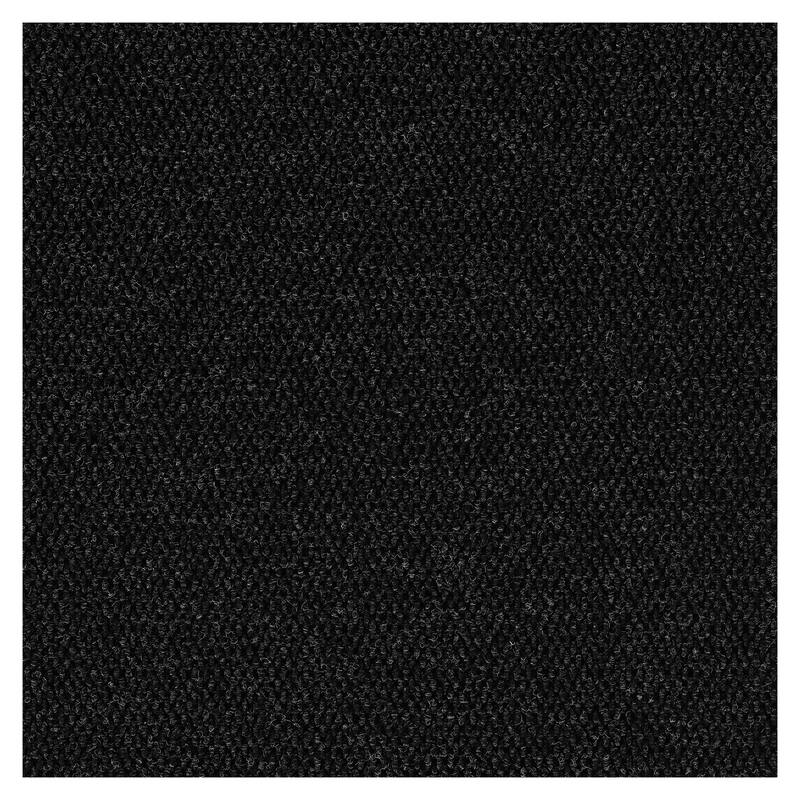 Foss Floors Imperial 24"x24" Peel and Stick Indoor/Outdoor Carpet Tiles 10/Box - Charcoal - 24" x 24"