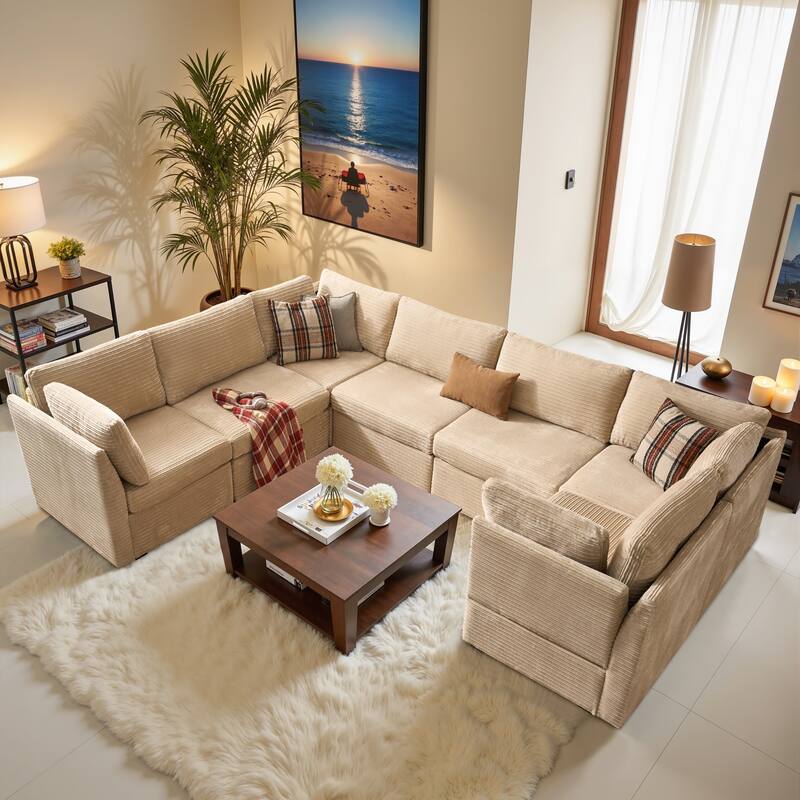 OVIOS Nordic Style Corner Sofa​