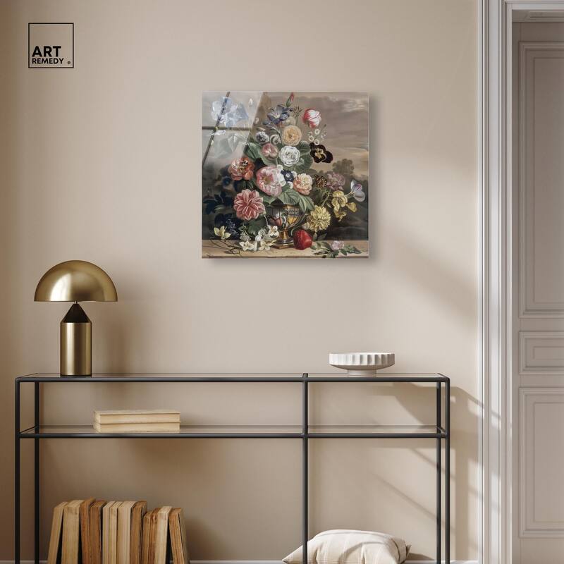 Classical Dream Vase II Acrylic by Art Remedy, Ready to Hang