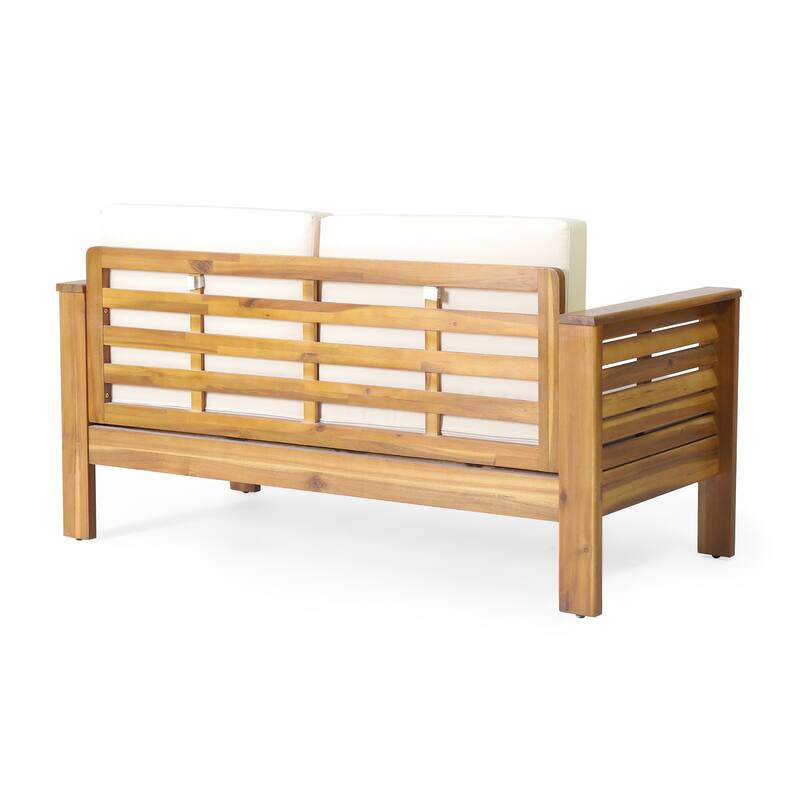 Loveseat and Coffee Table Set with Cushions