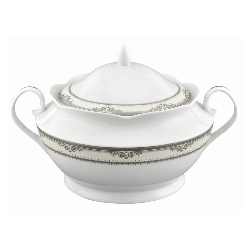 Lorren Home Trends Porcelain Souptureen w/Lid Victoria