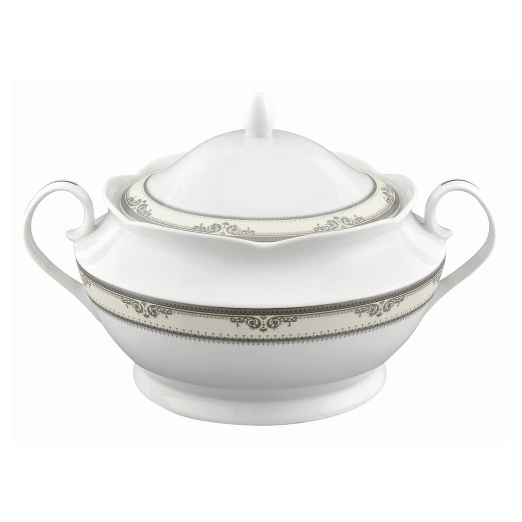 Lorren Home Trends Porcelain Souptureen w/Lid Victoria