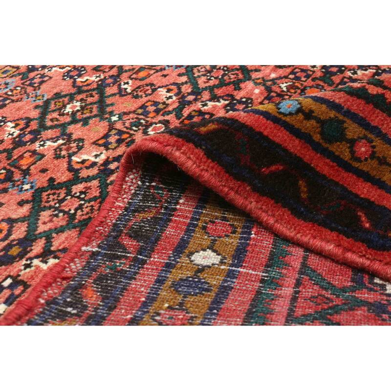 ECARPETGALLERY Hand-knotted Andelz Red Wool Rug - 2'9 x 12'6