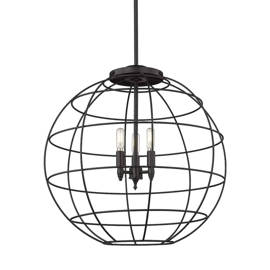 Innovations Lighting 221-3S-25-22 Lake Placid Pendant Lake Placid 3