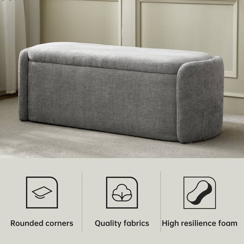 Bedroom Bench Storage Bench with Arms Ottoman entryway bench with storage End of Bed Bench, Entryway Bench