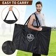 preview thumbnail 3 of 6, 3' x 2' Solid Wood Premium Cornhole Set, Game Boards, Includes Set of 8 All-Weather Corn Hole Toss Bags - 2' x 3'