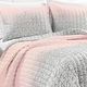 preview thumbnail 13 of 17, Lush Decor Glitter Ombre Metallic Print Quilt Set