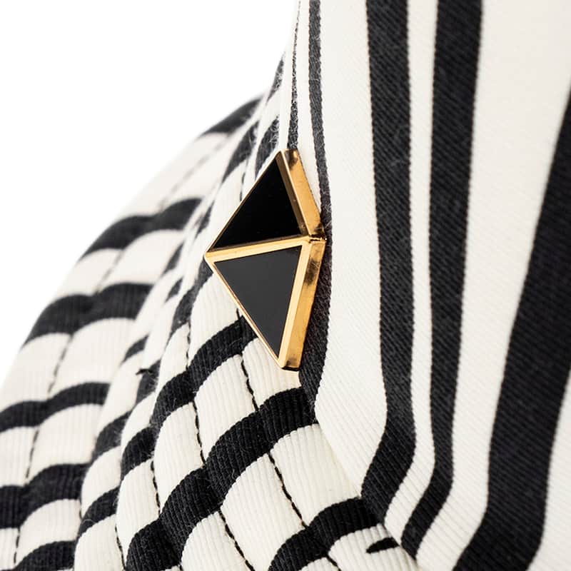 Valentino Roman Stud Zebra Bucket Hat