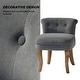 preview thumbnail 37 of 51, Xacobo Modern Velvet Tufted Vanity Stool with Wood Base by HULALA HOME