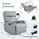 preview thumbnail 4 of 17, Swivel Rocker Recliner Chair,360 Degree Nursery Rocking Chair,Glider Chair,Modern Small Rocking Swivel Recliner Chair