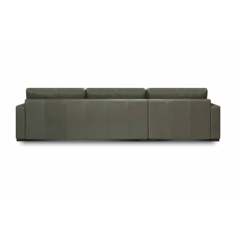 Vancouver Upholstered Chaise Sectional in Portofino Cavalla