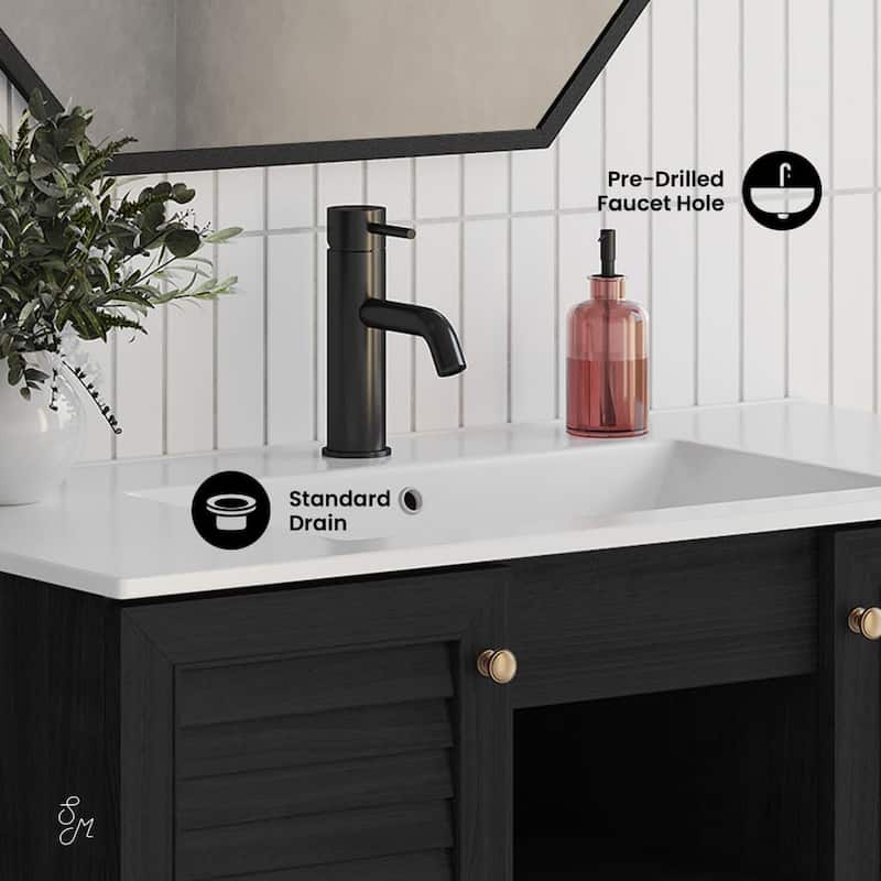 Swiss Madison SM-BV6202 Bron 37" Free Standing Single Basin Vanity Set