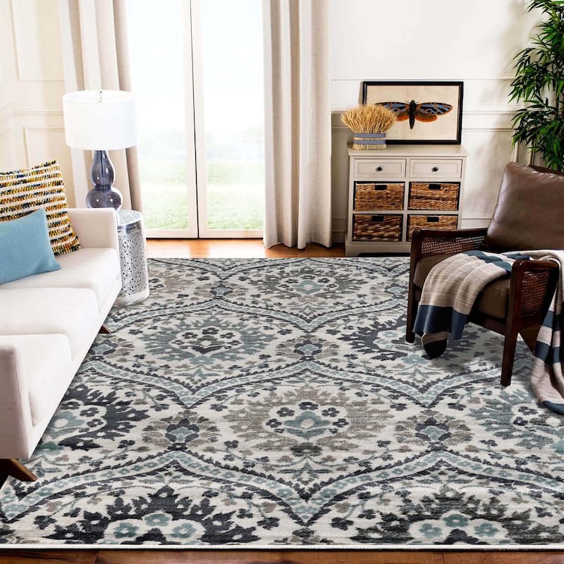 Superior Oriental Traditional Indoor Area Rug - 7' x 9' - Deep Royal