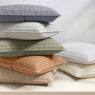 Linery & Co. Cotton Honeycomb Waffle Garment Washed Quilt Set