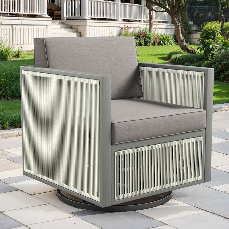 Pocassy Outdoor PE Wicker Funiture Set