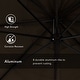 preview thumbnail 98 of 143, North Bend 9-foot Round Auto-tilt, Bronze Finish, Sunbrella Patio Umbrella by Havenside Home