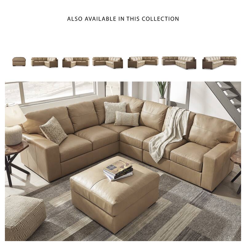 Signature Design by Ashley Bandon Brown Oversized Accent Ottoman