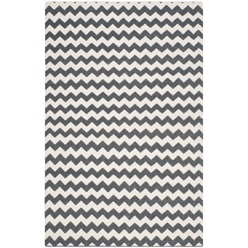 SAFAVIEH Handmade Flatweave Dhurries Kasturi Modern Wool Rug