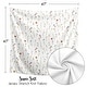 preview thumbnail 5 of 4, Sweet Jojo Designs Boho Floral Garden Flower Girl Baby Swaddle Receiving Blanket Green Watercolor Bohemian Farmhouse Shabby Chic