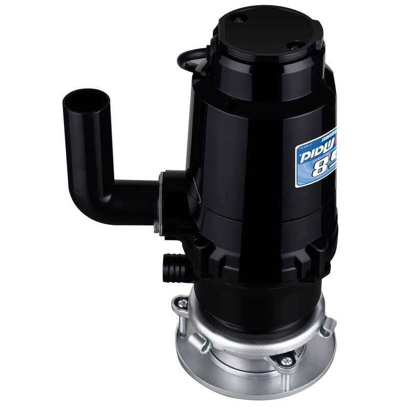 Waste Maid 1/2 HP Economy Garbage Disposal with Attached Power Cord - Stainless Steel - 1/2 hp