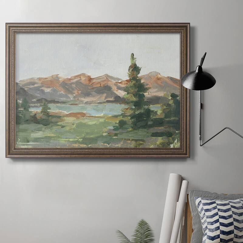 Rusty Mountains II Premium Framed Canvas- Ready to Hang