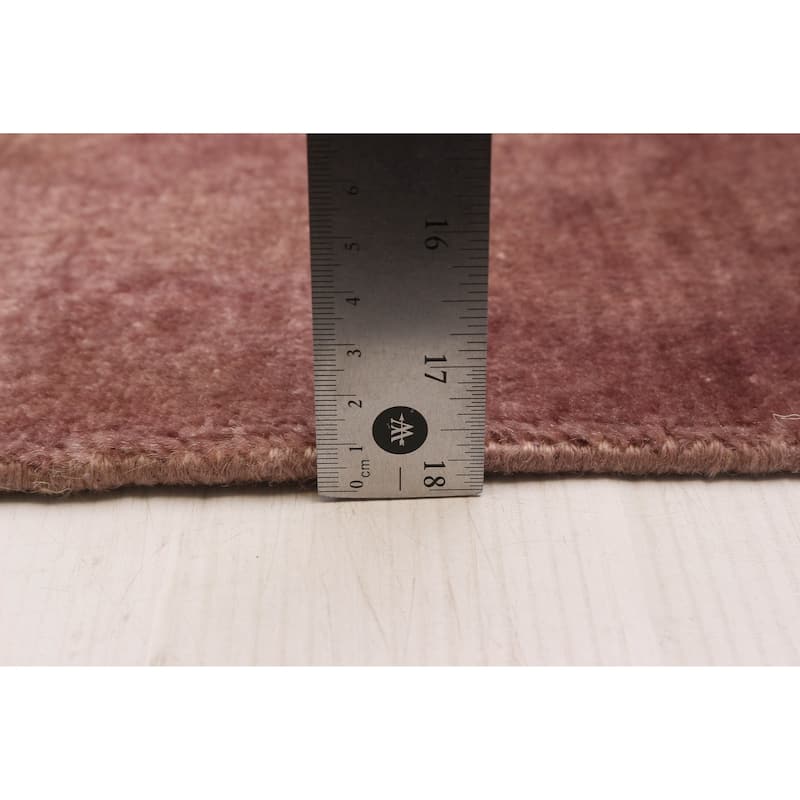 ECARPETGALLERY Hand-knotted Vibrance Violet Wool Rug - 8'10 x 11'6
