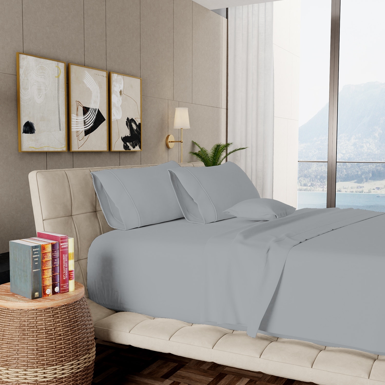 Purity Home Premium Luxury Egyptian Cotton 1000 Thread Count Sheet Set