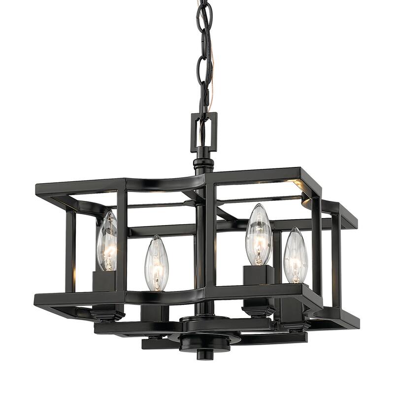 Bellare Semi-Flush - Matte Black