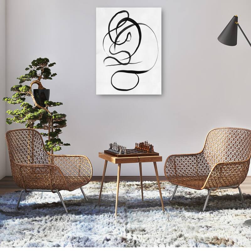 Scribbles I By Studio Arts Canvas Art Print