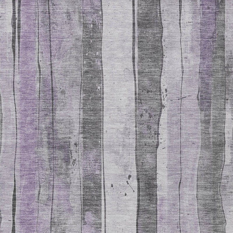 HomeRoots Striped Transitional Rectangle Outdoor Rug