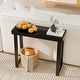 preview thumbnail 27 of 27, Modern Console Table Solid Wood for Entryway or Hallway Decor