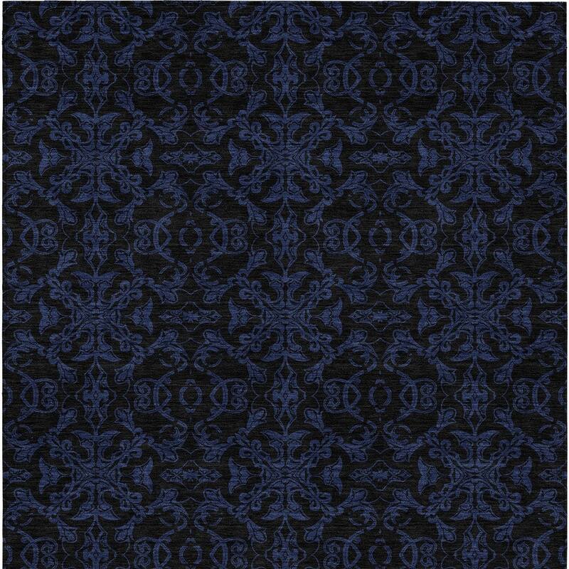 HomeRoots Medallion Transitional Rectangle Outdoor Rug