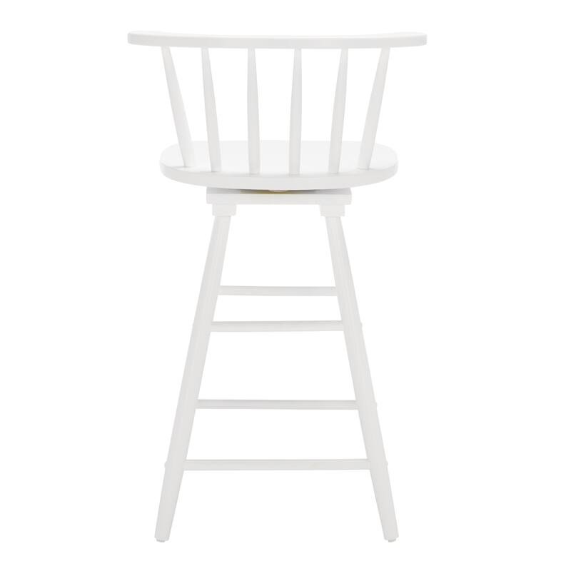 SAFAVIEH Gunnlaug Swivel 25-inch Counter Stool - 21 In. W x 17 In. D x 36 In. H - 21Wx17Dx36H
