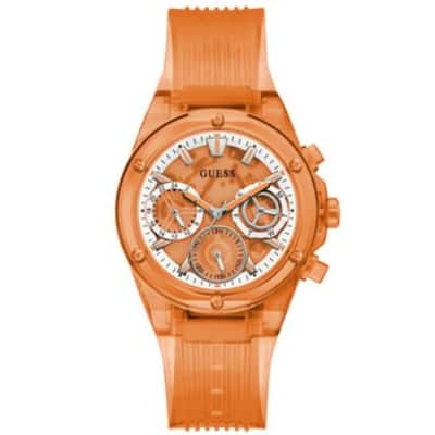 Guess Women's Orange Multi-function Orange Dial Watch - GW0438L5 - 6 (36)
