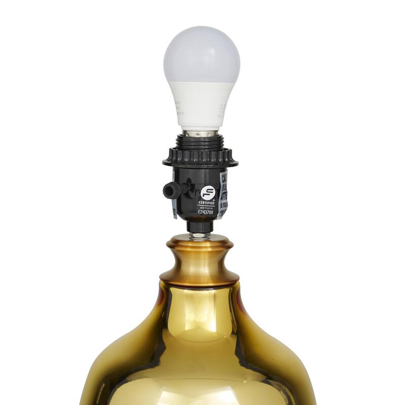 Glass Room Table Lamp - Gold - Roche River Decor