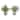 Artificial Plant In Cement Pot Asstd - Set of 2